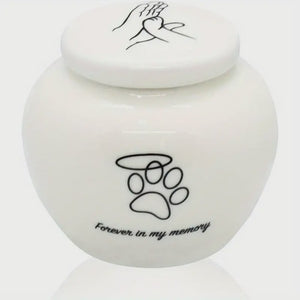 Pet Paw Cremation Ceramics Memorials Urn