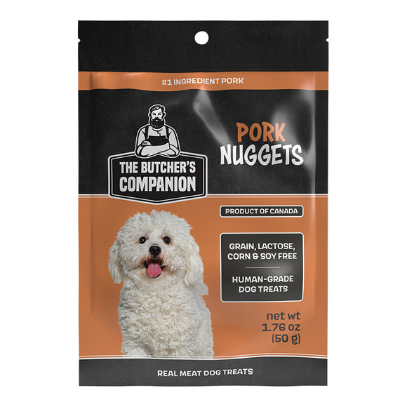 Butcher's Companion Dog Nuggets Pork 1.76oz