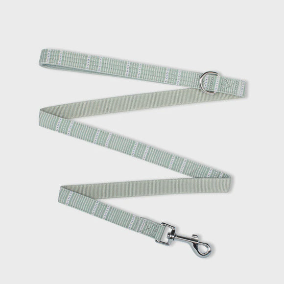 Petshop Block Stripe Dusty Sage Leash