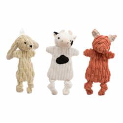 HuggleHounds Flatties Asst Barnyard Toys 11in