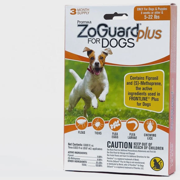 ZoGuard Plus Dog 3 Month Dose