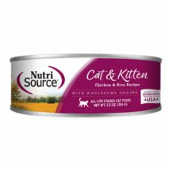 NutriSource Cat & Kitten Chicken Rice 5.5oz