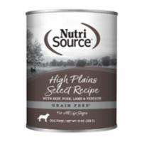 NutriSource K9 GF High Plains Select 13oz