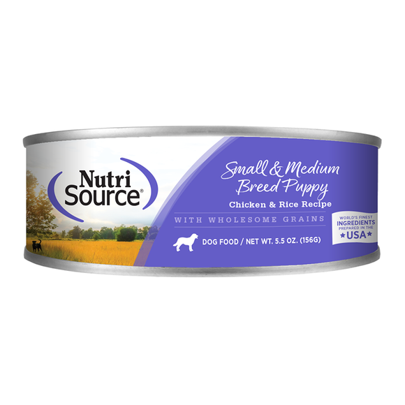 NutriSource Puppy Small/Med Chicken 5.5oz