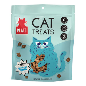 Plato Cat GF Air-Dried Treat Tuna Salmon 2.5oz