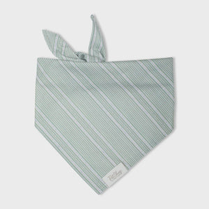 Petshop Block Stripe Dusty Sage Bandana