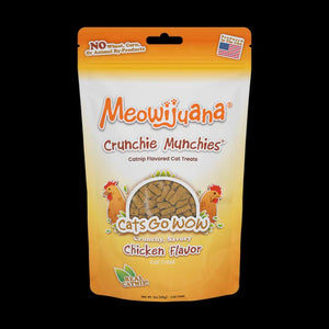 Meowijuana Crunchie Munchie Chicken Cat Treat 3oz