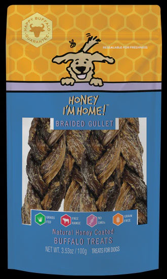 Honey Buffalo Braided Gullets 3.53oz