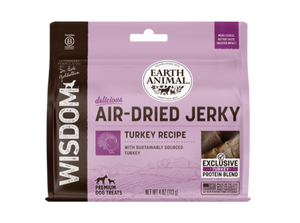 Earth Animal Wisdom Air Dried Jerky Turkey 4oz