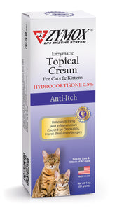 Zymox Hydrocortisone Cream Cat 1oz