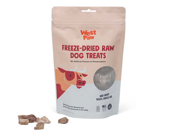 West Paw Air Dried Montana Beef Hearts 6oz