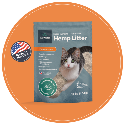 All Walks Hemp Cat Litter 10lb