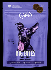 Nutrisource Dog GF Big Bites Beef 14oz