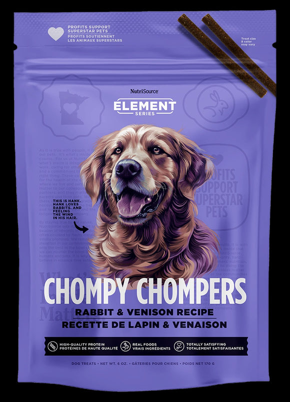 Nutrisource Element Chompy Chompers Rabbit & Venison 6oz