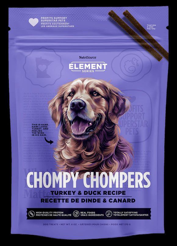 Nutrisource Element Chompy Chompers Turkey & Duck 6oz