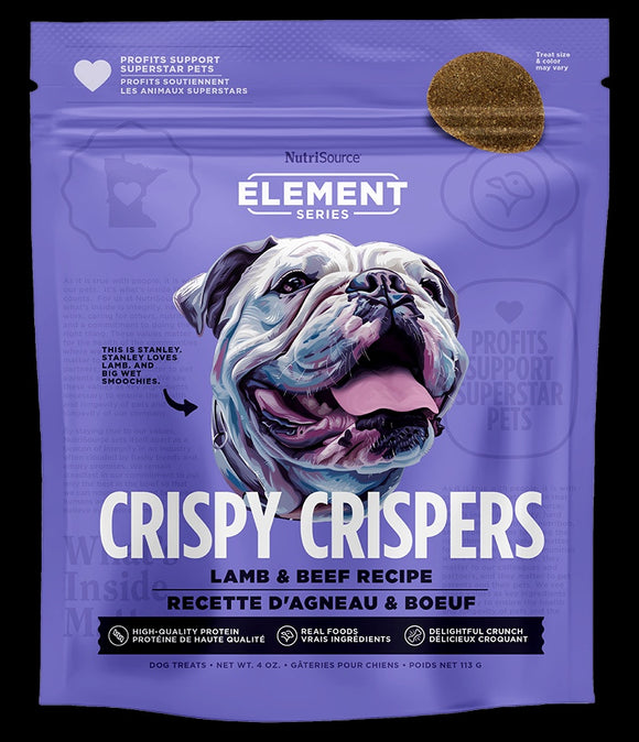 Nutrisource Element Crispy Crispers Beef & Lamb 4oz