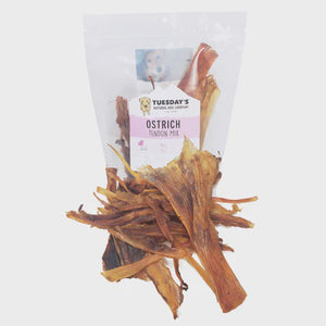 Natural Dog Ostrich Tendons 6oz