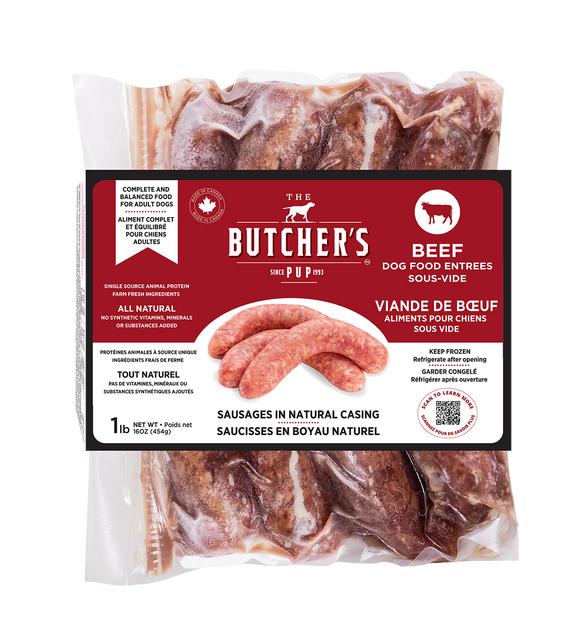 The Butcher's Pup Frozen Beef Sausages