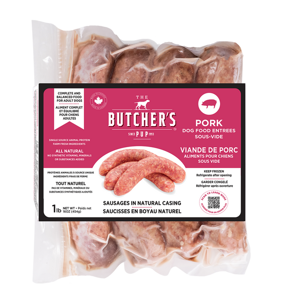 The Butcher's Pup Frozen Pork Sausages