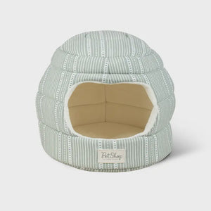 Petshop Block Stripe Dusty Sage Hut