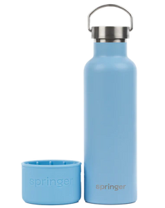 Springer Travel Bottle Dog & Me Sky Blue