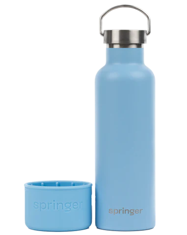 Springer Travel Bottle Dog & Me Sky Blue