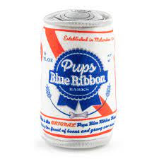 Haute Diggity Dog Pups Blue Ribbon Can