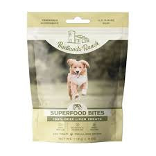 Badlands Superfood Beef Liver Bites 4oz