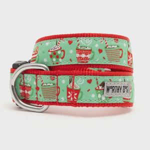 Worthy Dog Holiday Lattes Collar