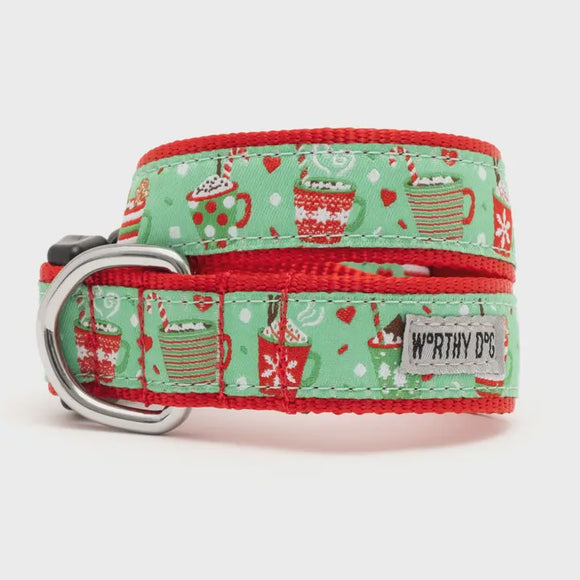 Worthy Dog Holiday Lattes Collar