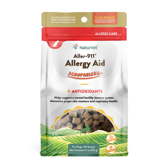 Naturvet Scoopables Aller-911 Allergy Aid For Dogs 11oz