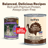 Dave's K9 Premium 95% Turkey & Turkey Liver 12.5oz