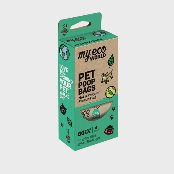 My Eco Pet Compostable Poop Bags 60ct.