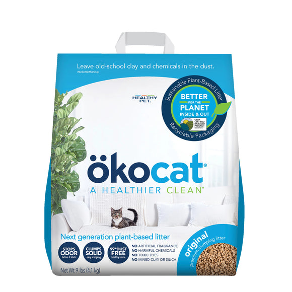 Okocat Litter Natural Clumping Wood