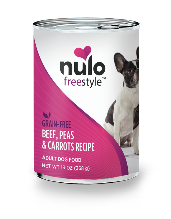 Nulo Freestyle Dog GF Beef Peas Carrots 13oz