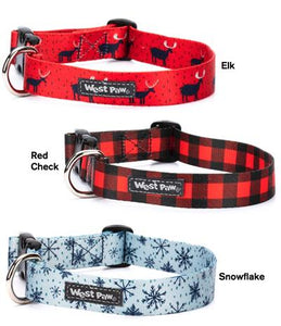 West Paw Holiday Collar Elk*