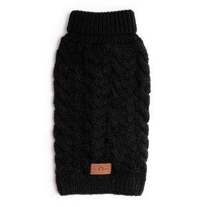 Fab Dog Wool Turtleneck Black*