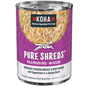 KOHA Dog GF Shredded Chicken Beef 12.5oz