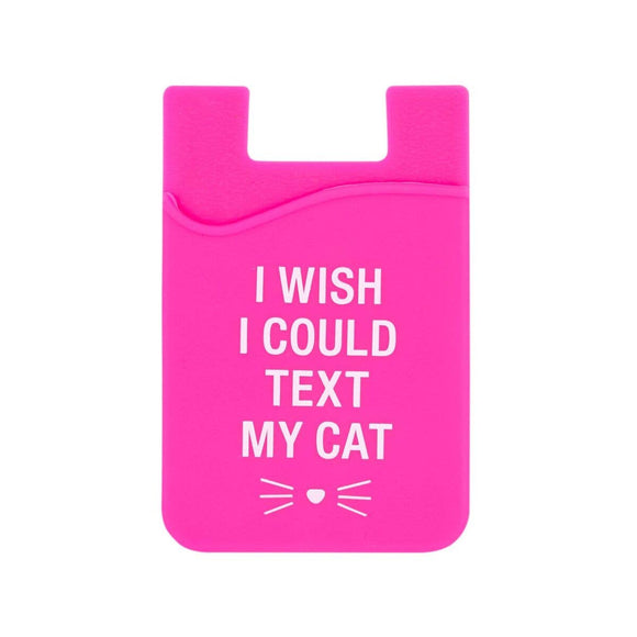 About Face Phone Pocket I Wish I Could Text My Cat