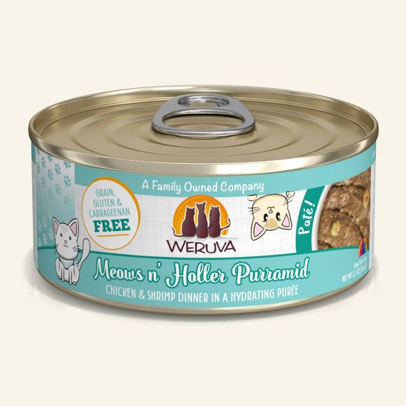 Weruva GF Cat Pate Meows N Holler Purramid 5.5oz