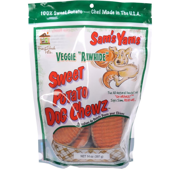 Sam's Yams Veggie Rawhide 14oz