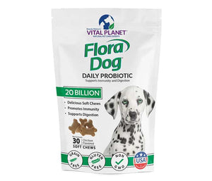 Vital Planet Flora Dog 20 Billion Soft Chew 30ct