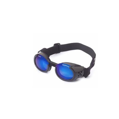 Doggles ILS Metallic Black/Blue Lens