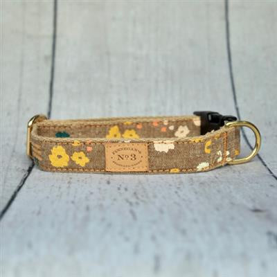 Finnegan's Collar 1 inch Flax Floral Collar