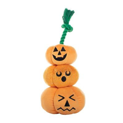 Fringe Stack-O-Lantern Plush Dog Toy