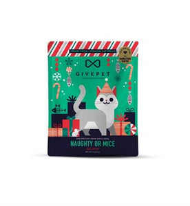 Give Pet Holiday Cat Treats Naughty or Mice 1oz