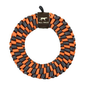 Tall Tails Braided Ring Orange