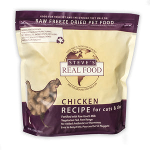 Steve's Freeze Dried Nuggets Chicken 20oz