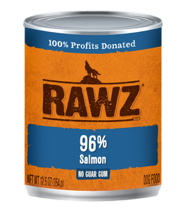 Rawz K9 Cans 96% Salmon 12.5oz