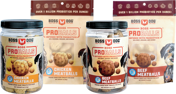 Boss Dog Freeze Dried Meatballs Beef